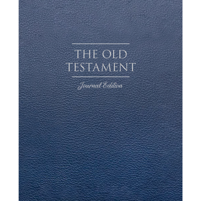 The Old Testament, Journal Edition, Faux Leather Blue (No Index)