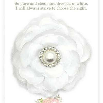 Whitney Baptism Hair Clip