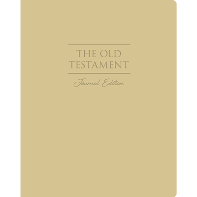 The Old Testament, Journal Edition, Large Print Faux Leather Unlined (No Index)