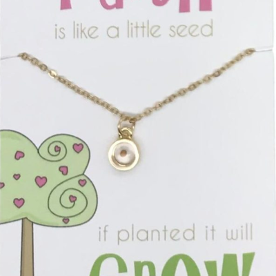 Faith Is Like a Little Seed Necklace