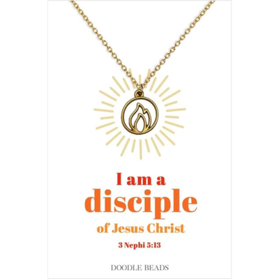 I Am a Disciple 2024 Youth Theme Flame Necklace