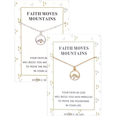 Faith Moves Mountains Mustard Seed Necklace