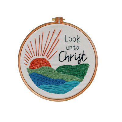 Look unto Christ 2025 Youth Theme Embroidery Kit