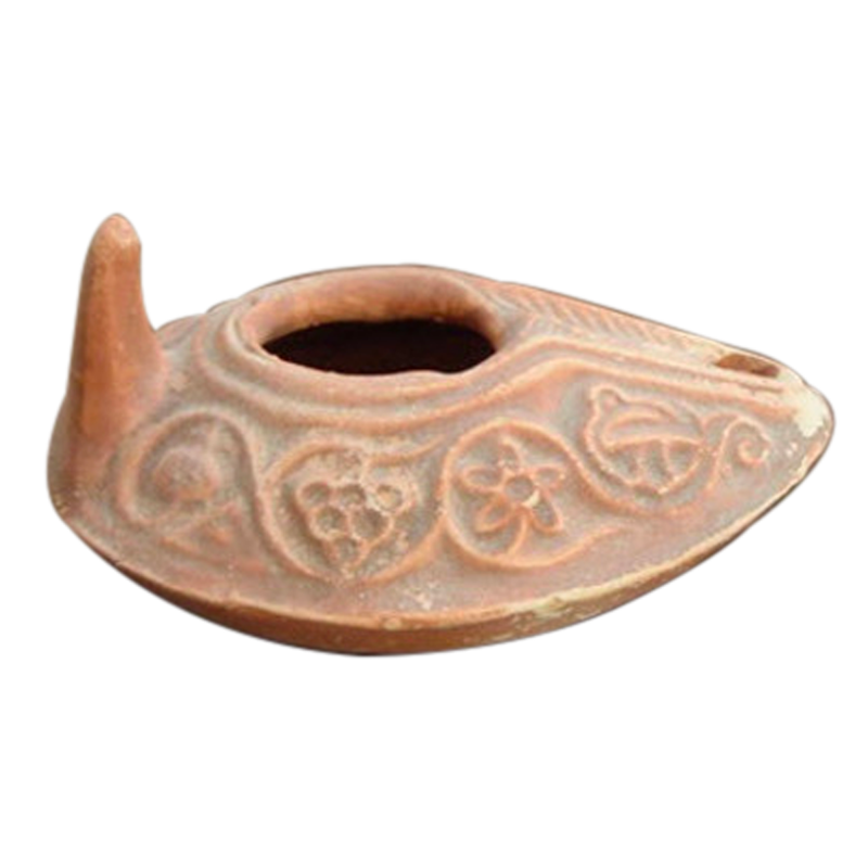 Clay hot sale oil lamp