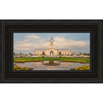Fort Collins Temple, Covenant Path (17x30 Framed Art)