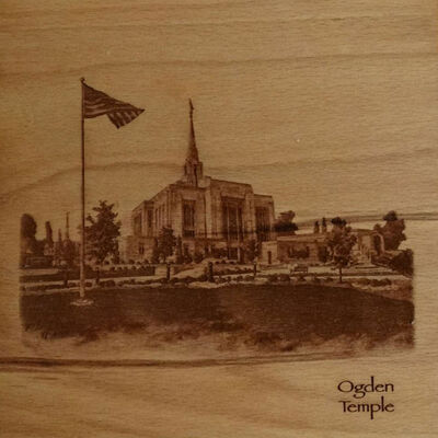 Ogden Temple (6x6 Plaque)