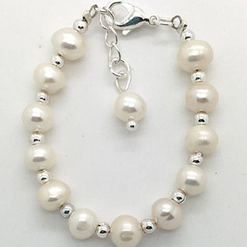 Pearl Baby Blessing Bracelet, , large image number 0