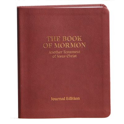 The Book of Mormon, Journal Edition, Faux Leather, Chestnut (Lined)
