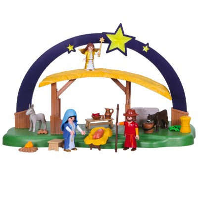 Illuminating Playmobil Nativity