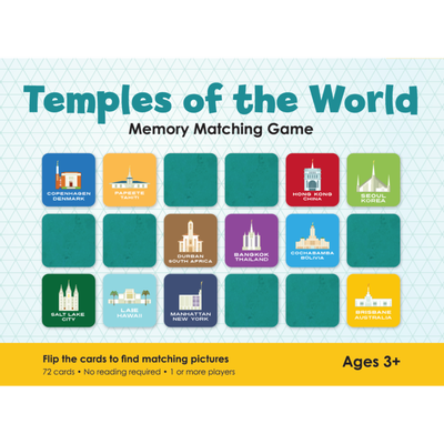 Temples of the World Memory Matching Game