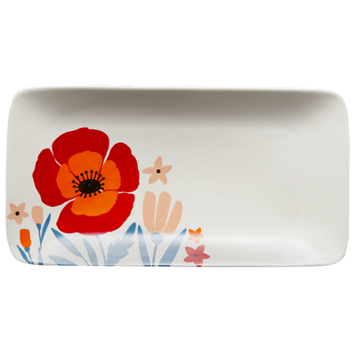 Floral Ceramic Tray