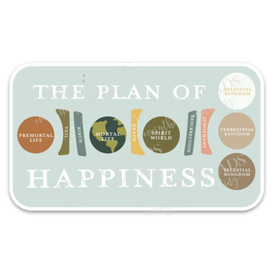 Plan of Happiness Missionary Sticker