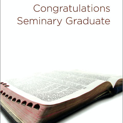 Seminary Graduation Card