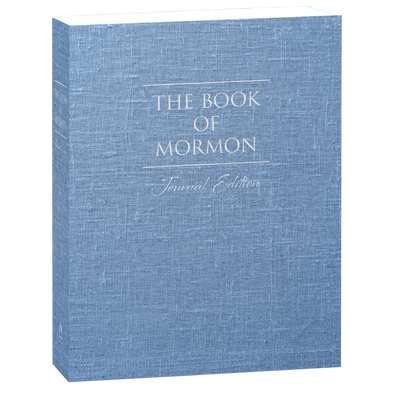 The Book of Mormon, Journal Edition, Blue Denim (with index)