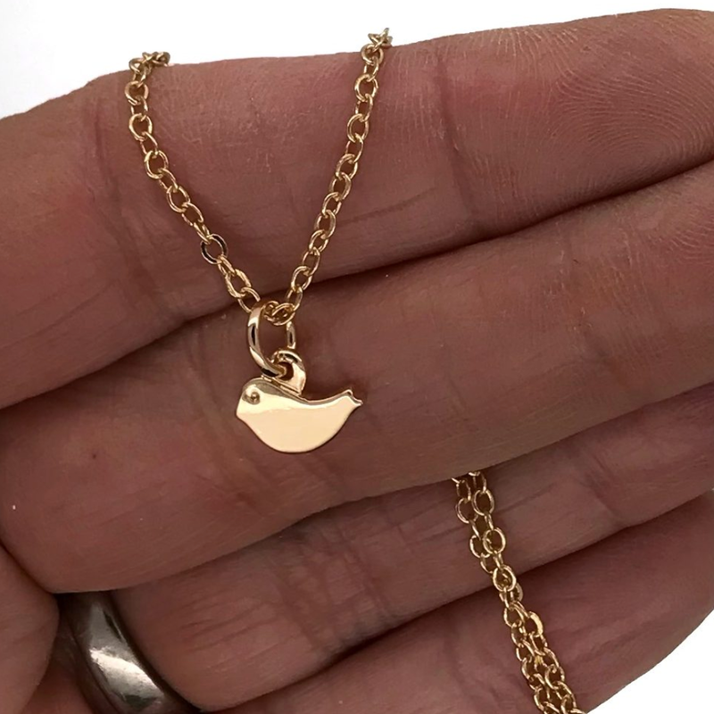 Always Believe in Yourself Bird Necklace