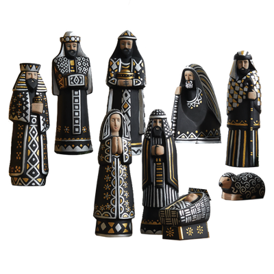 First Noel Jorge Cocco Ceramic Nativity
