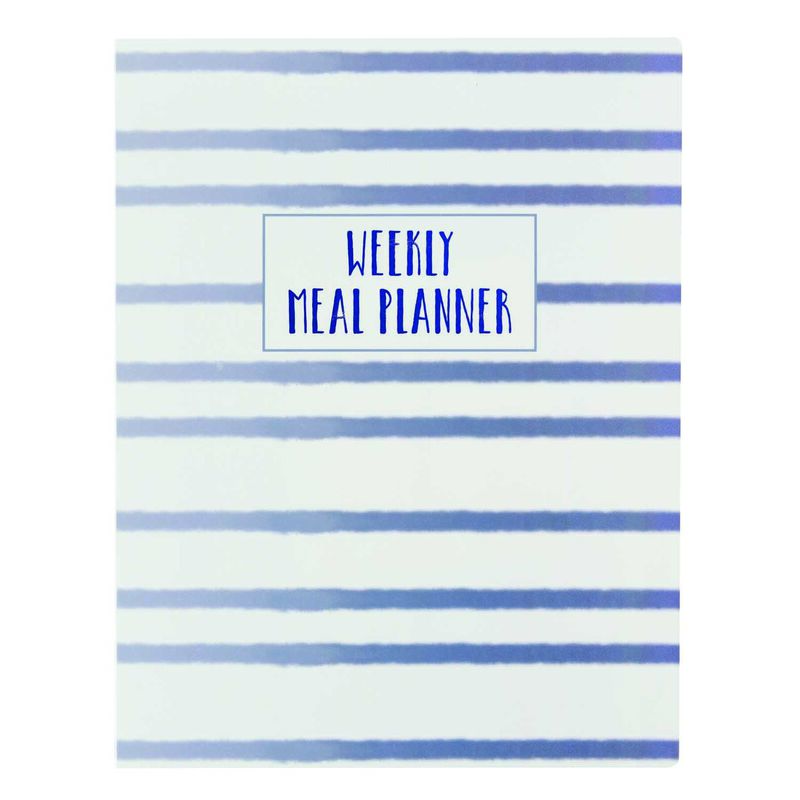 True Blue Weekly Meal Planner Notebook, , large image number 0