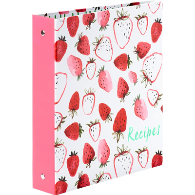 Strawberry Fields Pocket Page Recipe Book