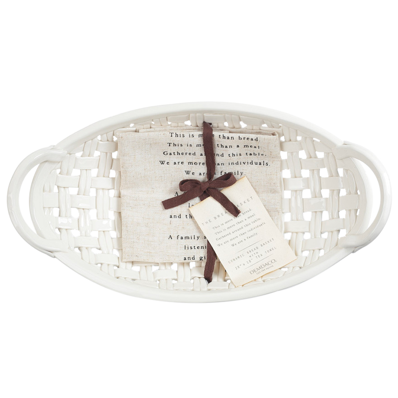 Bread Basket with Towel, , large image number 0