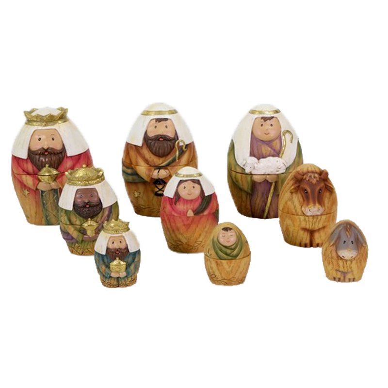 Nativity nesting dolls outlet