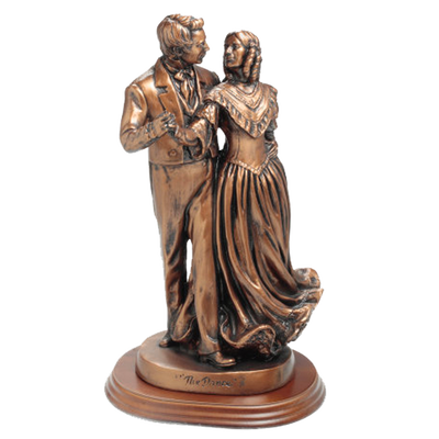 Joseph and Emma Dancing Statue