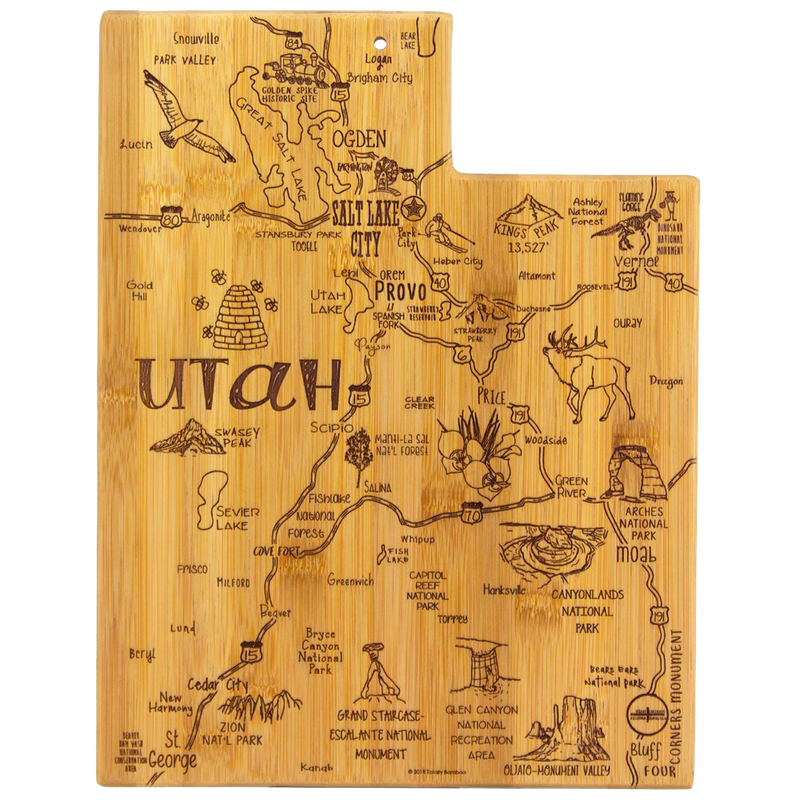 Destination Utah Cutting Board, , large image number 0