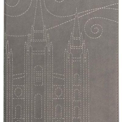 Gray Stitched Salt Lake Temple Journal