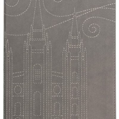 Gray Stitched Salt Lake Temple Journal