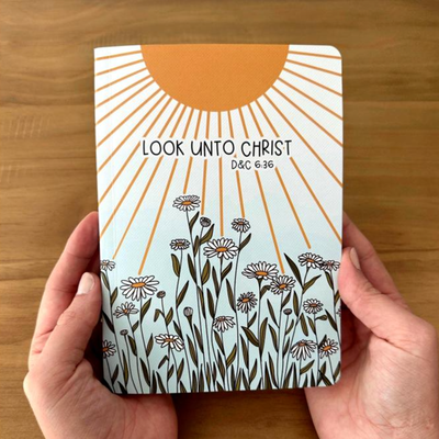 Look unto Christ 2025 Youth Theme Daisy Sun Journal