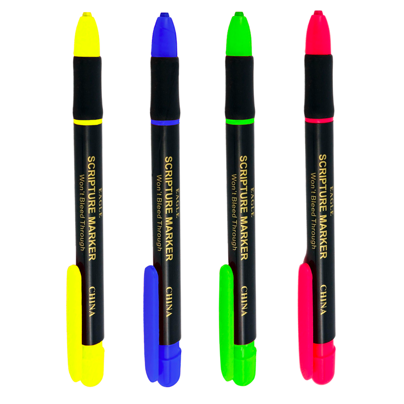 Single Retractable Scripture Marker with Refill