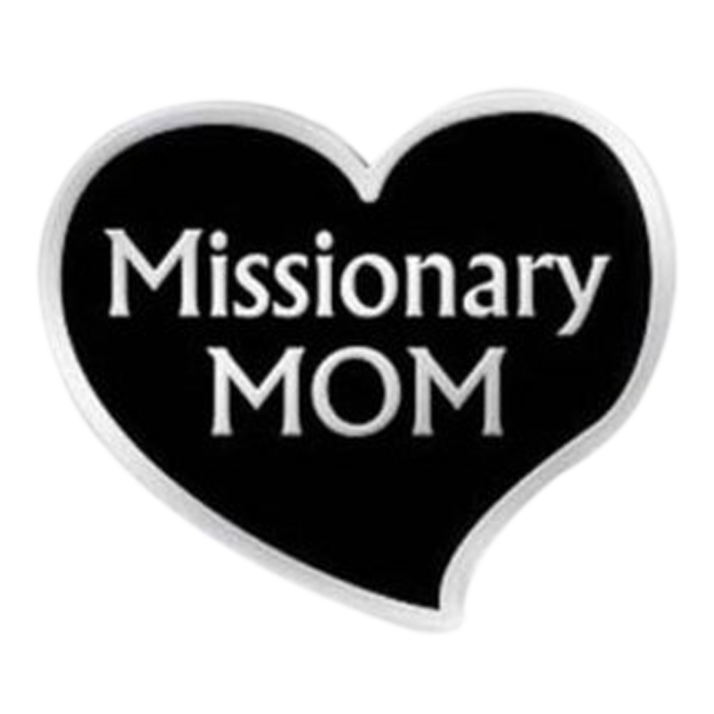 Missionary Mom Heart Pin, , large image number 0
