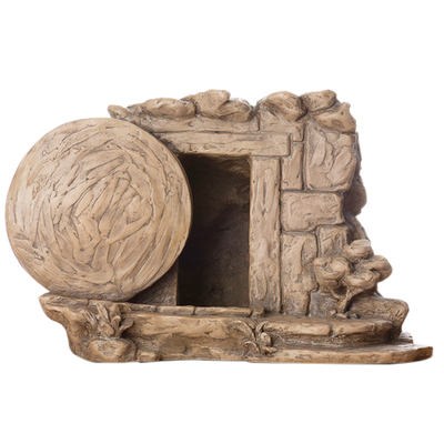 He Is Risen Tomb Sculpture