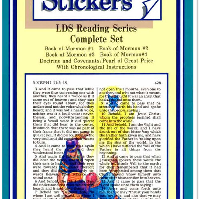 Scripture Stickers: LDS Complete Reading Series