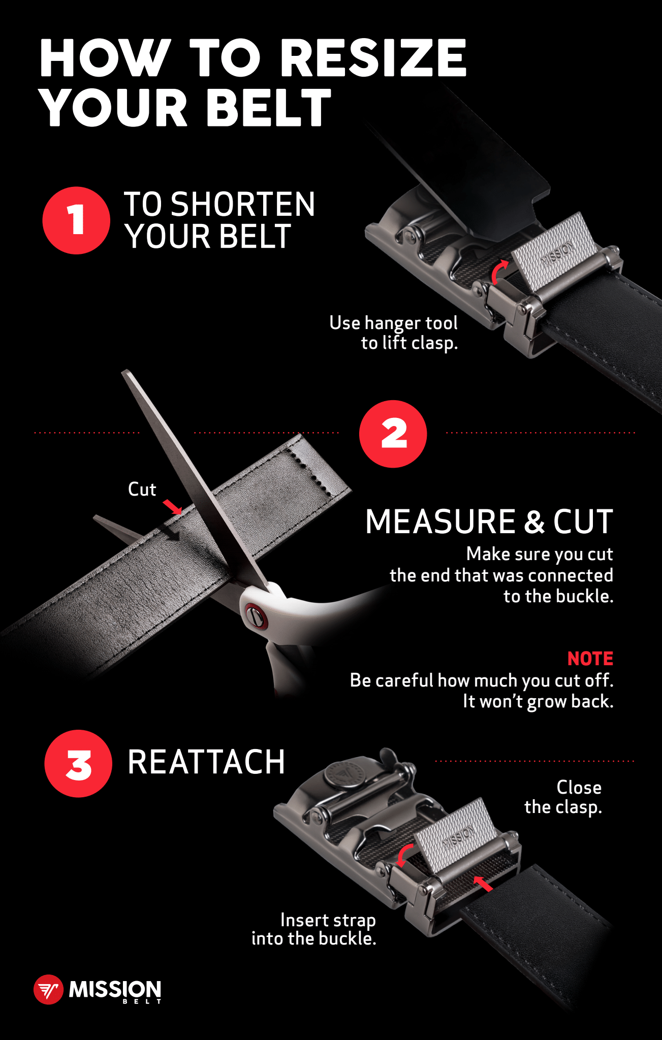 Steel on Black Italian Leather 40mm Belt