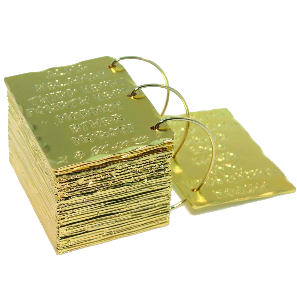 Gold Plates Figurine