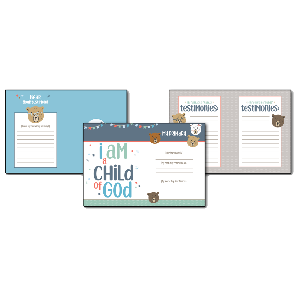 the-three-bears-of-baptism-journal for 3 Bears Of Baptism Free Printable The Three Bears of Baptism Journal for 3 Bears Of Baptism Free Printable