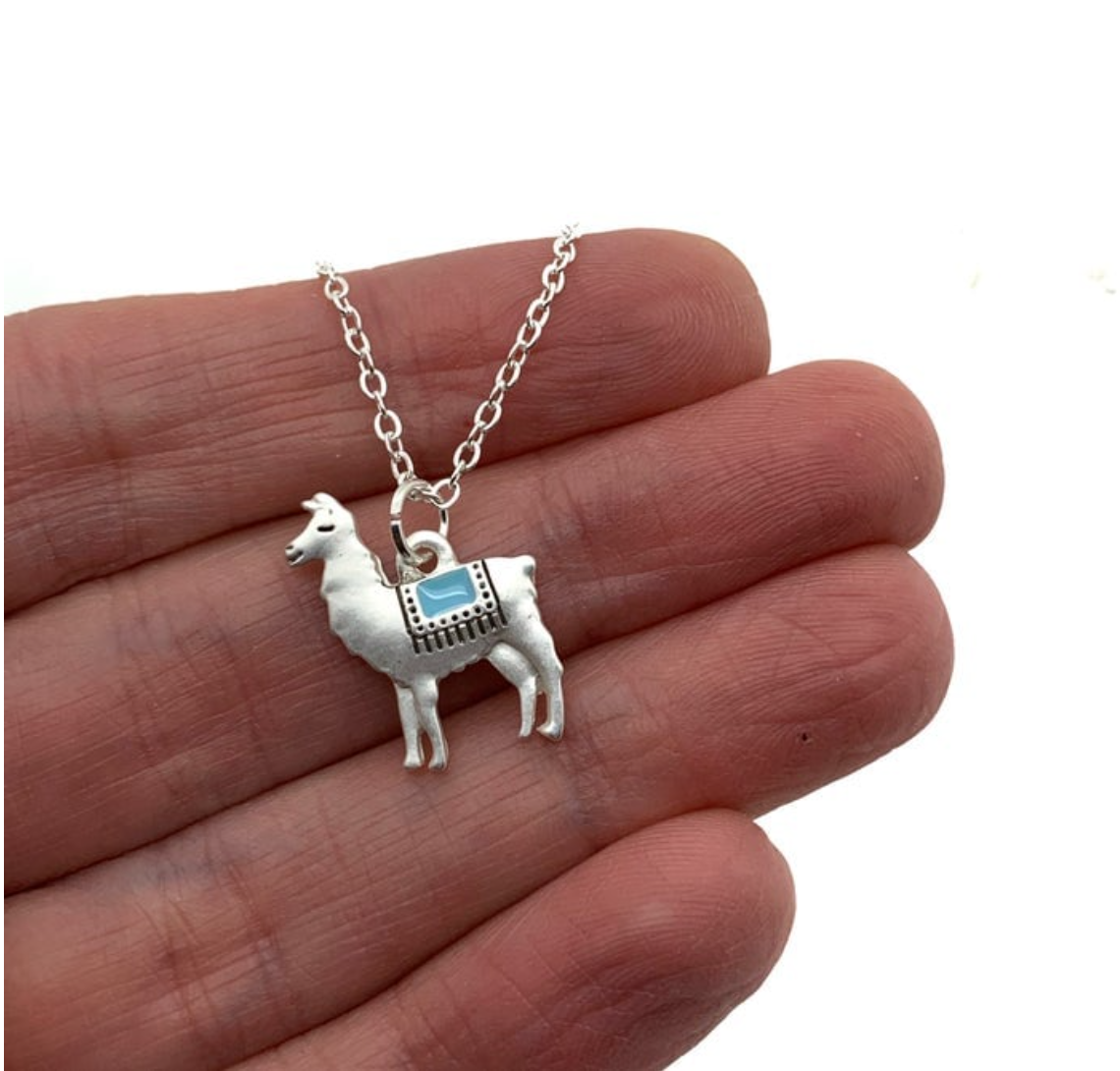 Llama necklace target top