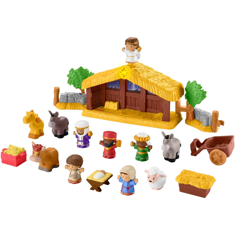 Little people nativity scene 2025